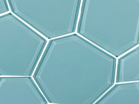 Hexcube Blue Mosaics