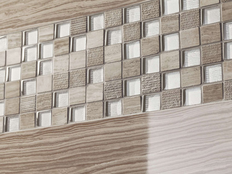 Mozaika Time Texture silver Wood