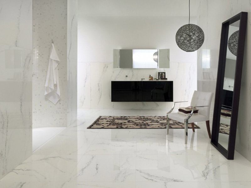 Bianco Carrara Floor Tiles